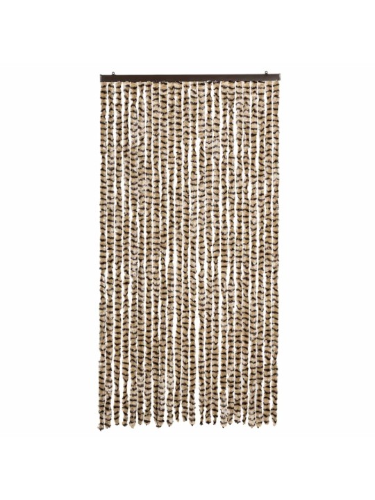 Hyönteisverho beige ja ruskea 100x200 cm chenille