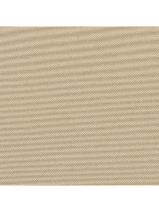 Sisäänvedettävä sivumarkiisi beige 120x500 cm