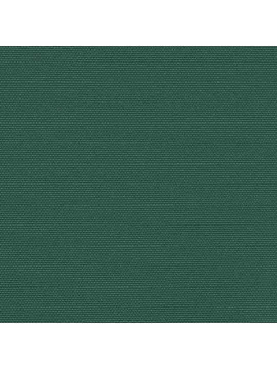 Sisäänvedettävä sivumarkiisi tummanvihreä 220x500 cm
