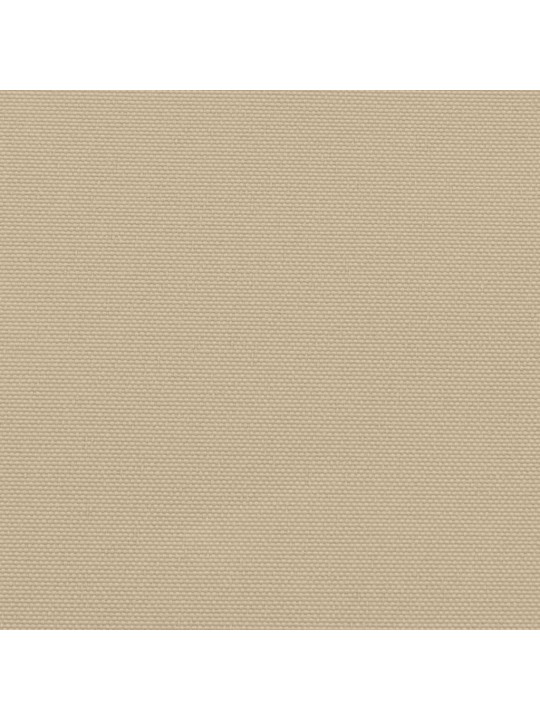 Sisäänvedettävä sivumarkiisi beige 120x600 cm