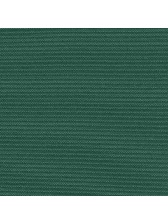 Sisäänvedettävä sivumarkiisi tummanvihreä 180x600 cm