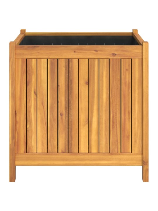 Ulkokukkalaatikko vuorella 50x50x50 cm täysi akasiapuu