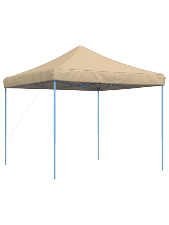 Taitettava pop-up juhlateltta beige 292x292x315 cm