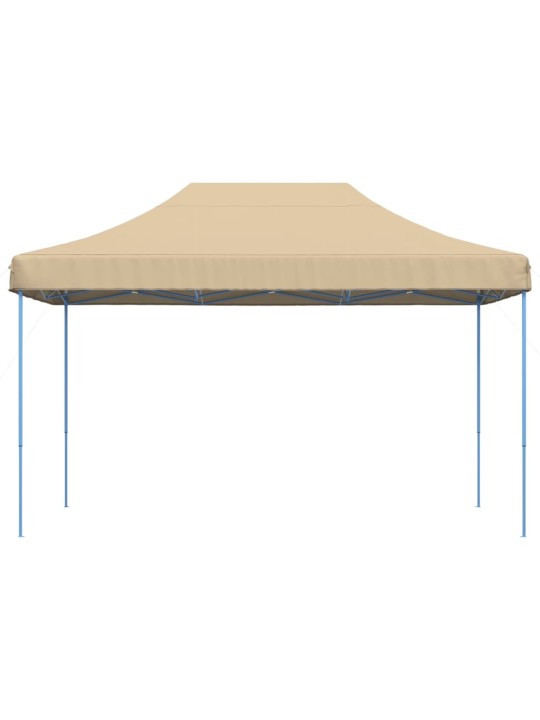 Taitettava pop-up juhlateltta beige 440x292x315 cm