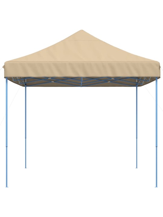 Taitettava pop-up juhlateltta beige 440x292x315 cm