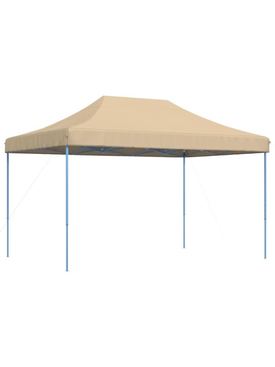 Taitettava pop-up juhlateltta beige 440x292x315 cm