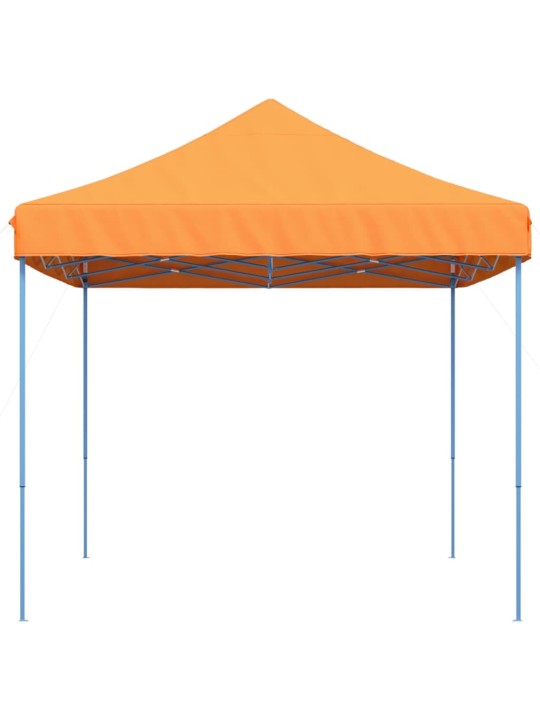 Taitettava pop-up juhlateltta oranssi 440x292x315 cm