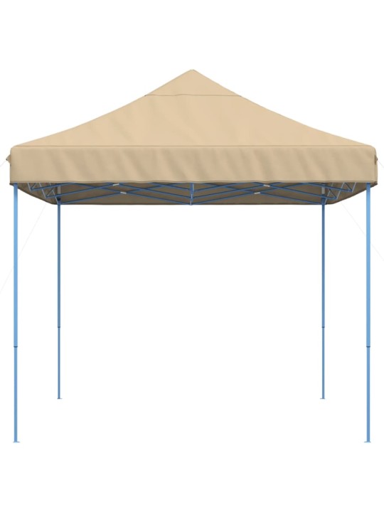 Taitettava pop-up juhlateltta beige 410x279x315 cm