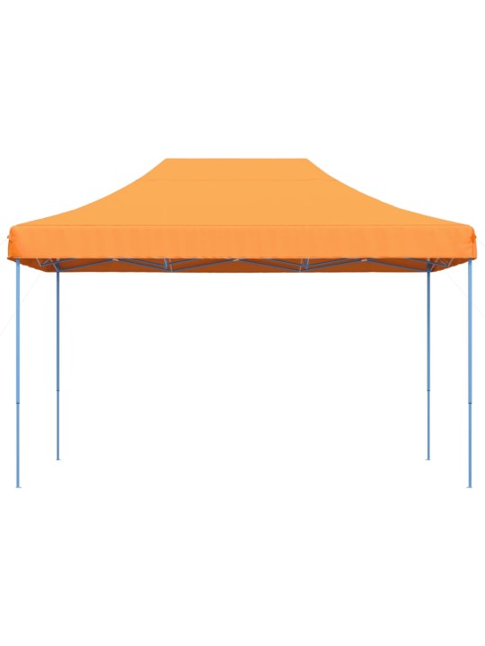 Taitettava pop-up juhlateltta oranssi 410x279x315 cm