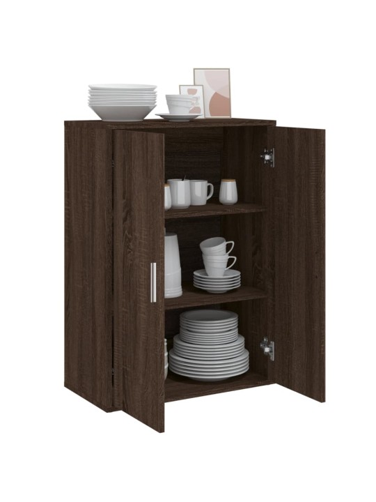 Senkki ruskea tammi 60x31x84 cm tekninen puu