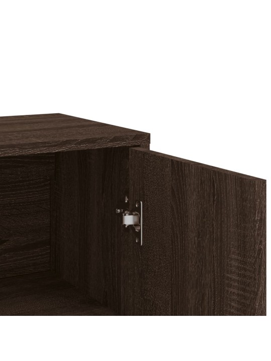 Senkki ruskea tammi 60x31x84 cm tekninen puu