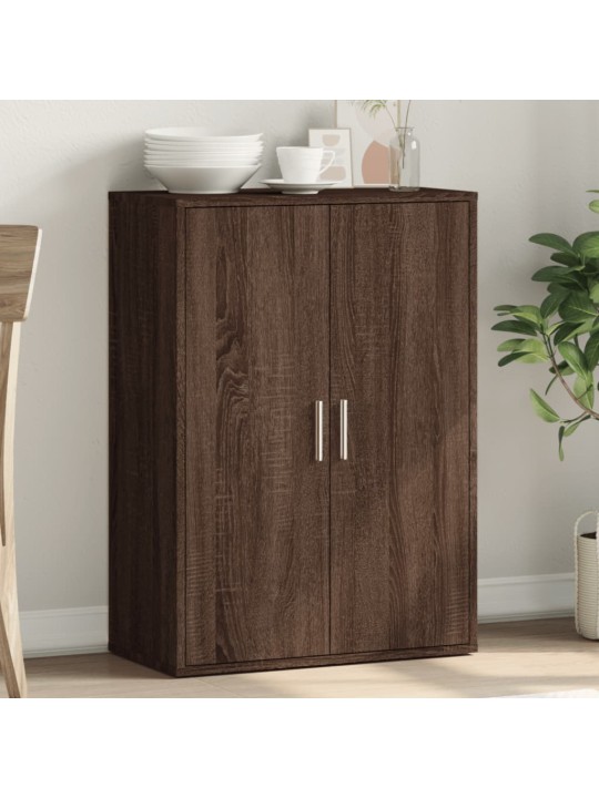 Senkki ruskea tammi 60x31x84 cm tekninen puu