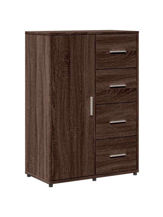 Senkki ruskea tammi 60x31x84 cm tekninen puu