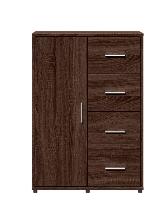 Senkki ruskea tammi 60x31x84 cm tekninen puu