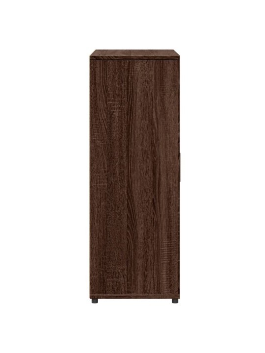 Senkki ruskea tammi 60x31x84 cm tekninen puu