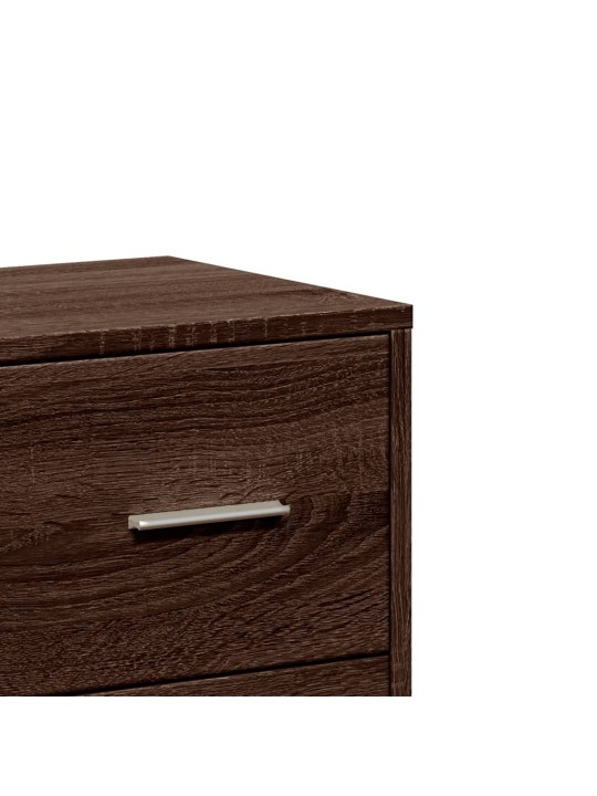 Senkki ruskea tammi 60x31x84 cm tekninen puu