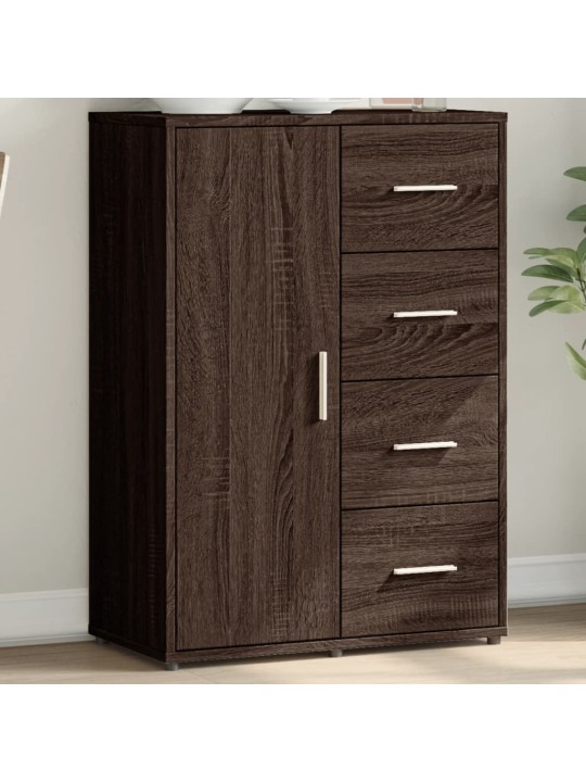Senkki ruskea tammi 60x31x84 cm tekninen puu