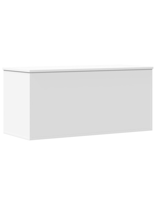 Säilytyslaatikko valkoinen 100x42x46 cm tekninen puu