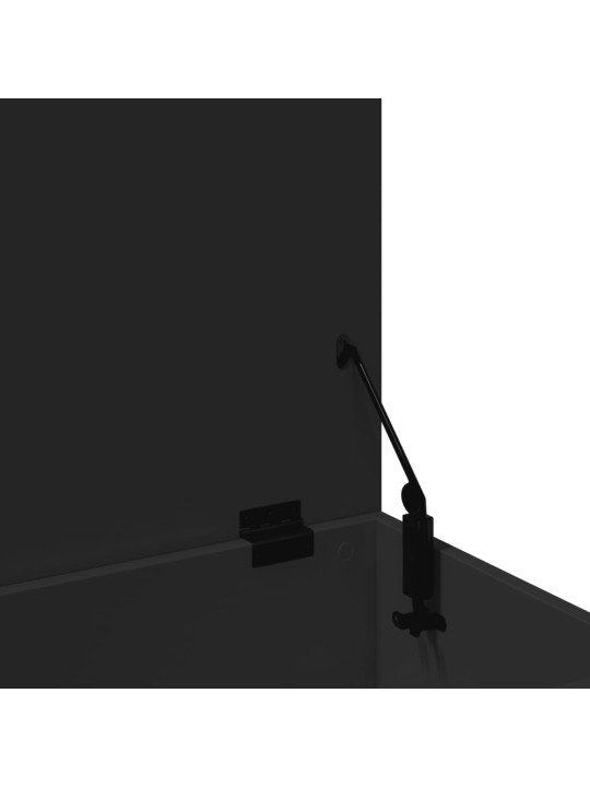 Säilytyslaatikko musta 100x42x46 cm tekninen puu