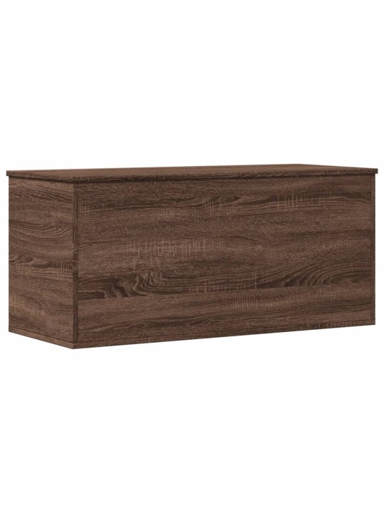 Säilytyslaatikko ruskea tammi 100x42x46 cm tekninen puu