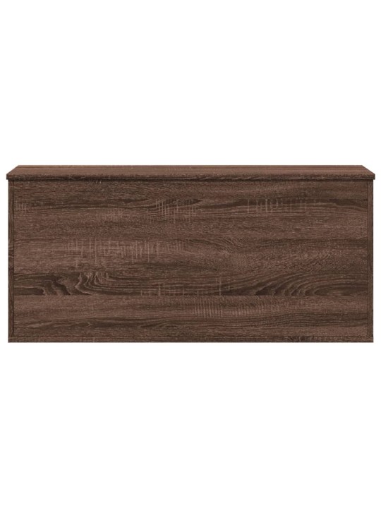 Säilytyslaatikko ruskea tammi 100x42x46 cm tekninen puu