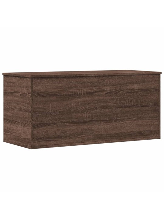Säilytyslaatikko ruskea tammi 100x42x46 cm tekninen puu