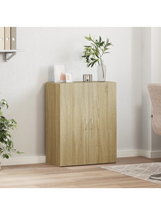 Arkistokaappi sonoma-tammi 60x32x77,5 cm tekninen puu