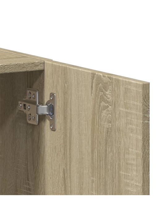 Arkistokaappi sonoma-tammi 60x32x77,5 cm tekninen puu