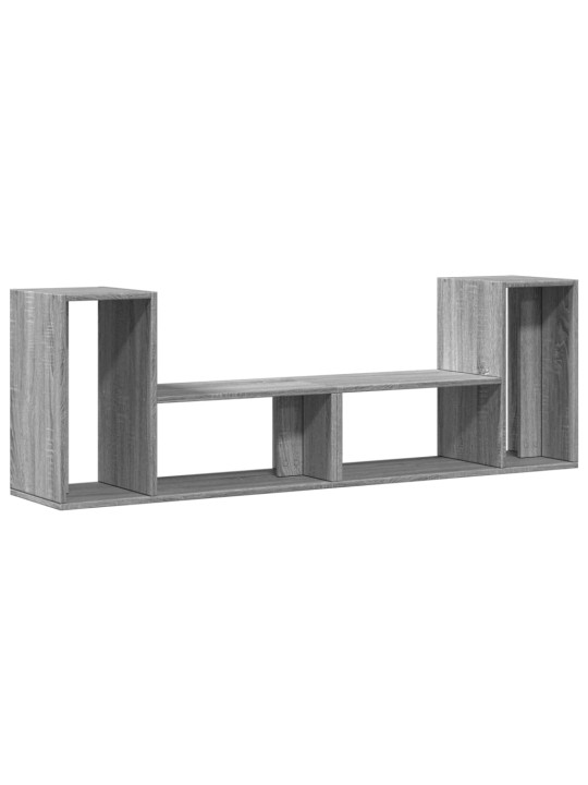 TV-tasot 2 kpl harmaa Sonoma 75x30x50 cm tekninen puu