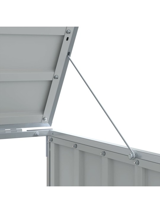Wheelie bin säilytys kaksoisastioille vihreä 144x81x113cm teräs