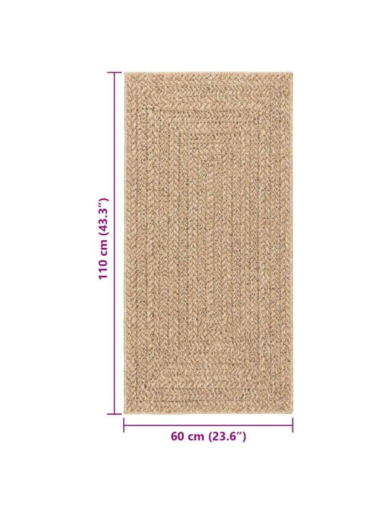 Matto zizur 60x110 cm juuttityyli sisä- ja ulkokäyttöön