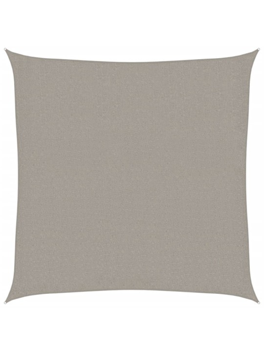 Aurinkopurje 160 g/m² vaaleanharmaa 3,6x3,6 m hdpe