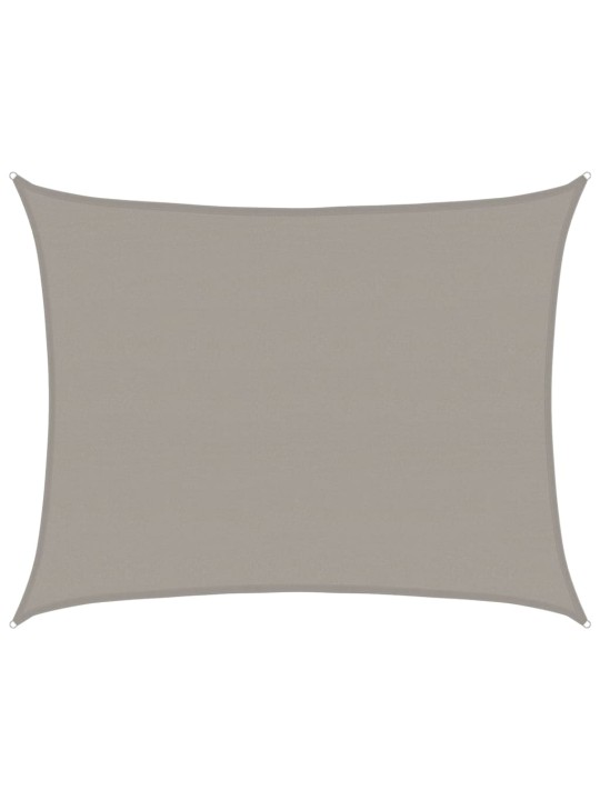 Aurinkopurje 160 g/m² suorakaide vaaleanharmaa 6x7 m hdpe