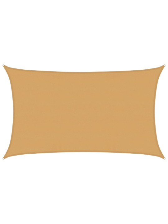 Aurinkopurje 160 g/m² suorakaide hiekka 5x8 m hdpe