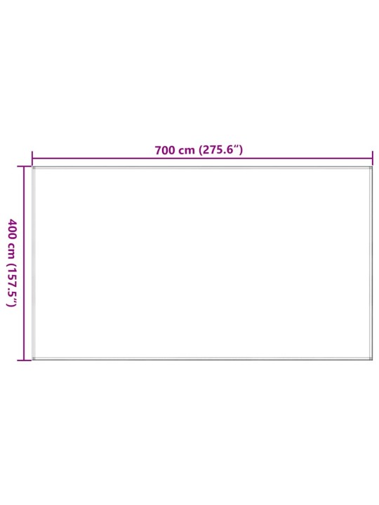 Telttamatto hiekka 400x700 cm hdpe