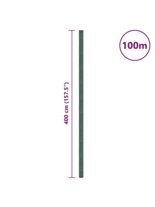 Rikkaruohomatto vihreä 4x100 m pp