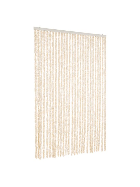 Hyönteisverho beige ja valkoinen 118x220 cm Chenille