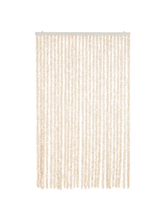 Hyönteisverho beige ja valkoinen 118x220 cm Chenille