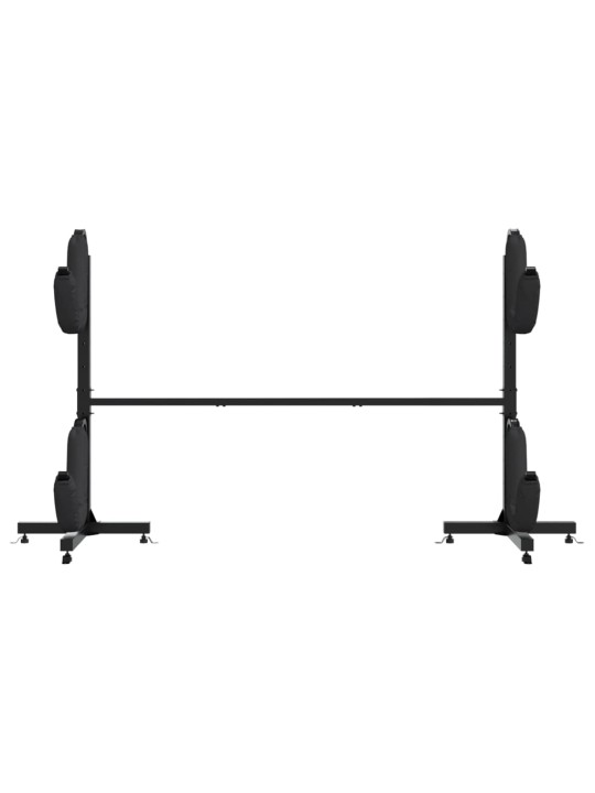 Kajakin säilytysteline kahdelle kajakille 250x57x127,5 cm teräs