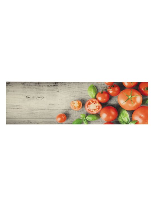 Keittiön pestävä matto Tomatoes 45x150 cm sametti