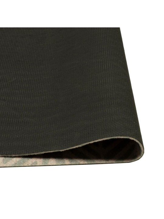 Keittiön pestävä matto lehdet 60x180 cm sametti