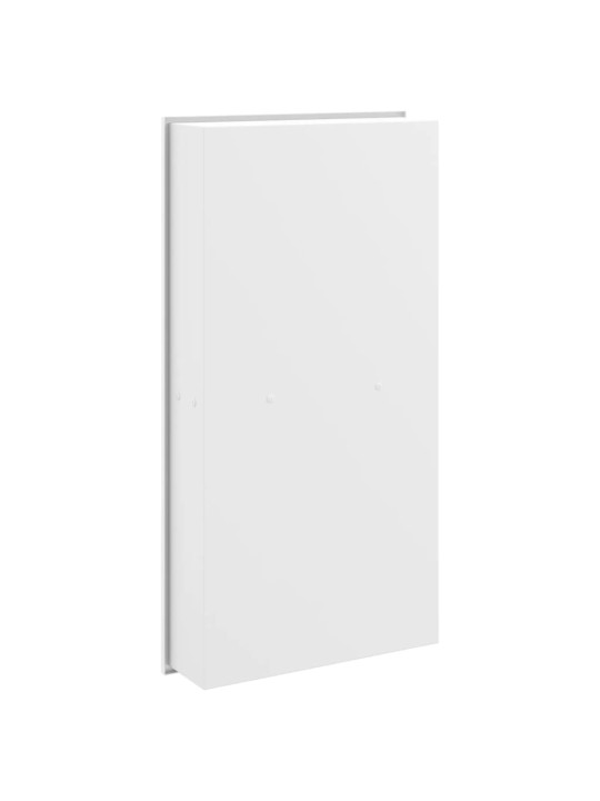 Suihkuhylly matta valkoinen 32x62x9 cm ruostumaton teräs