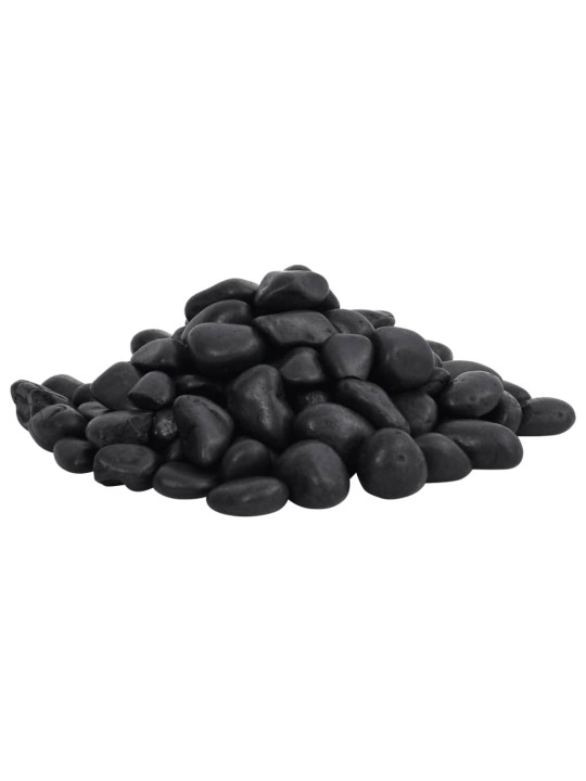 Kiillotetut kivet 25 kg musta 2-5 cm