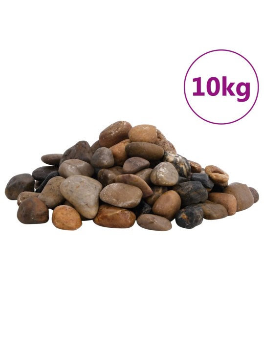Kiillotetut kivet 10 kg monivärinen 2-5 cm