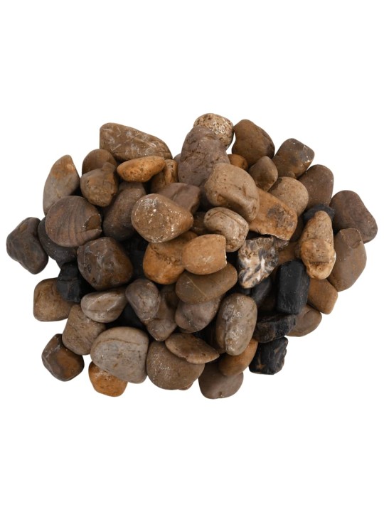 Kiillotetut kivet 25 kg monivärinen 2-5 cm