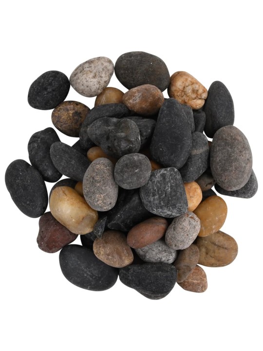 Kiillotetut kivet 10 kg monivärinen 5-8 cm