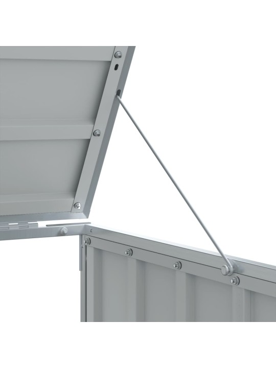 Wheelie bin säilytys double bins harmaa 144x81x113 cm teräs