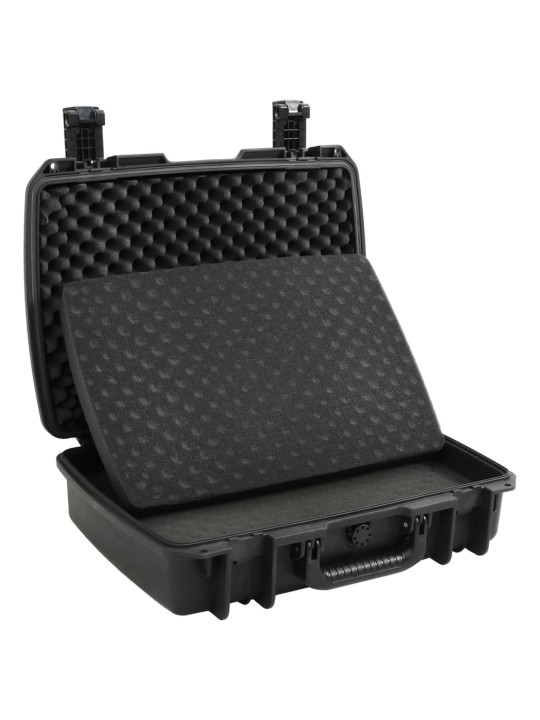 Kannettava Flight Case Musta 50,5x37x14,5 cm PP