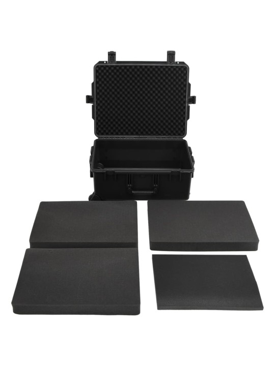 Lentolaukku musta 62,5x50x28,5 cm PP