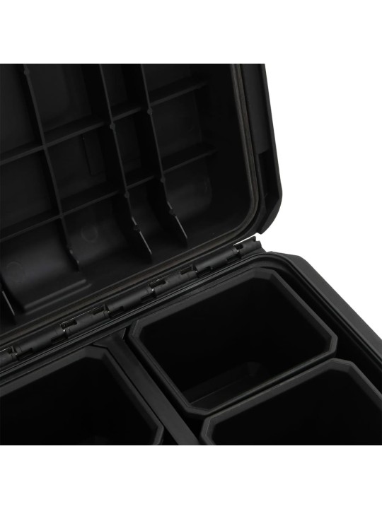 Kannettava Flight Case Musta 56,5x34x16 cm PP